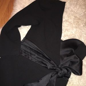 ELEGANT ONE SHOULDER LITTLE BLACK DRESS